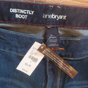 NWT Lane Bryant Distinctly Boot jeans 22 Average